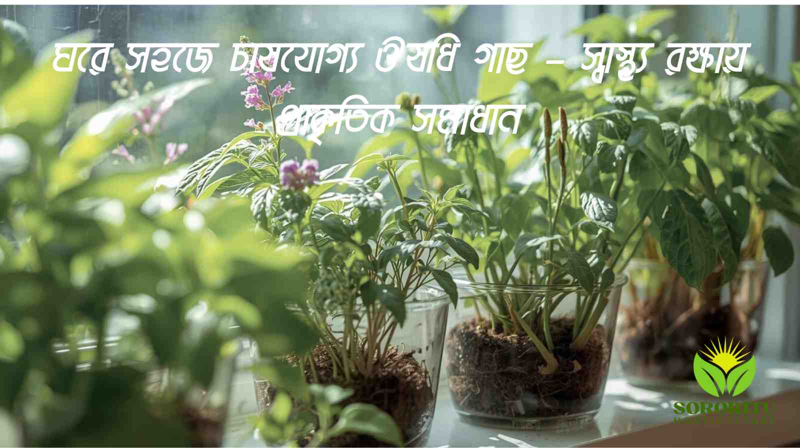 ঘরে সহজে চাষযোগ্য ঔষধি গাছ – স্বাস্থ্য রক্ষায় প্রাকৃতিক সমাধান