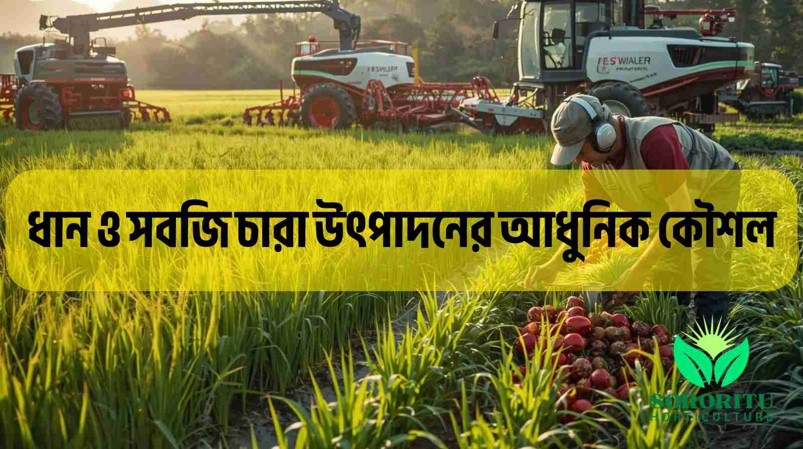 ধান ও সবজি চারা উৎপাদনের আধুনিক কৌশল