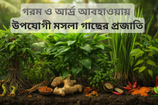 গরম ও আর্দ্র আবহাওয়ায় উপযোগী মসলা গাছের প্রজাতি
