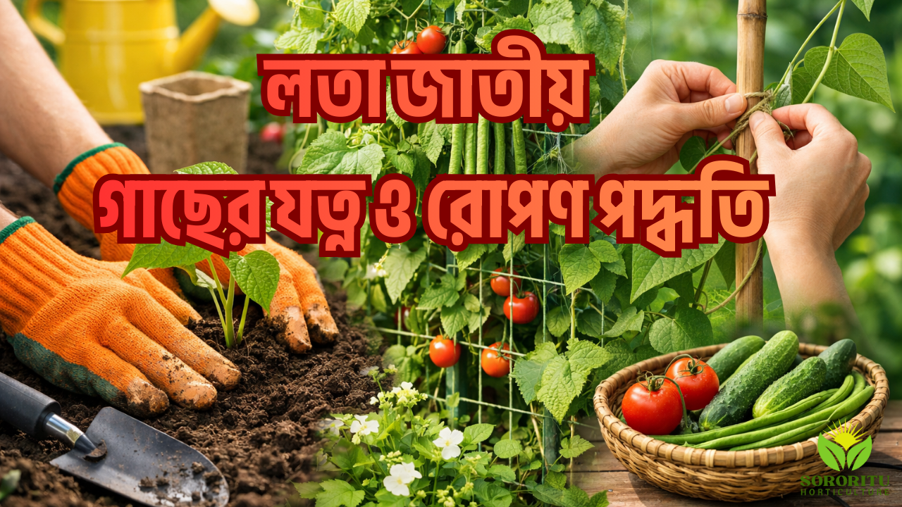 লতা জাতীয় গাছের যত্ন ও রোপণ পদ্ধতি
